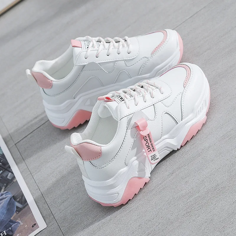 

Chunky Sneakers Woman Fashion Baskets 2021 Fashion Women Shoes On Platform Sneakers Women's Spring Shoes Woman Casual Sneaker 40
