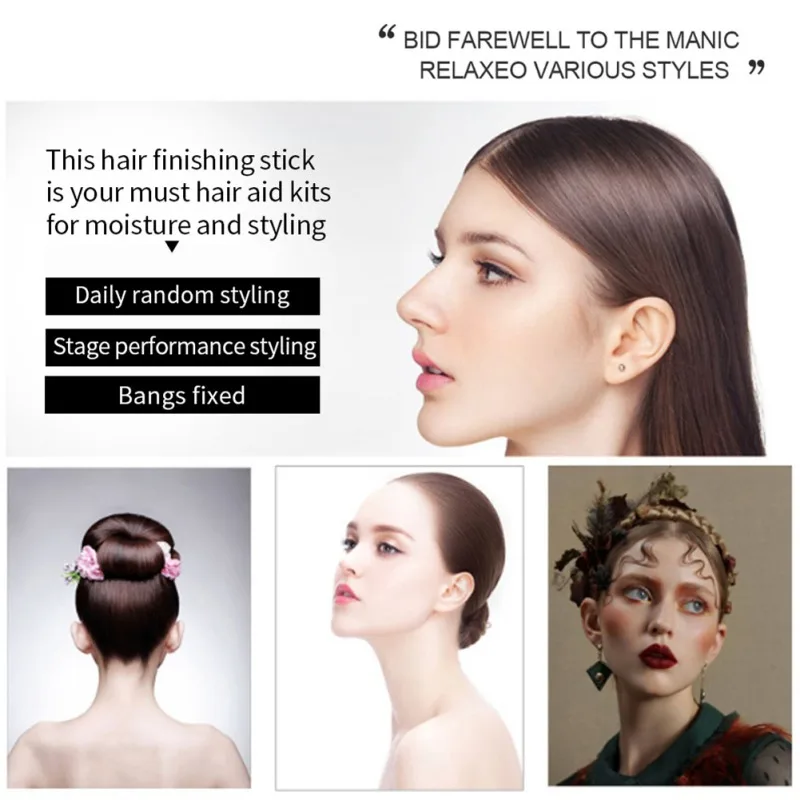 

Wholesale Finishing Hair Cream Long Lasting Not Greasy Finishing Broken Hair Styling Stick Hair Styling Waxes & Cream