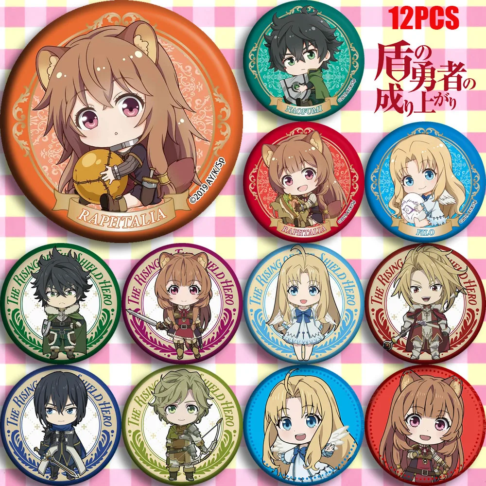 Брошь значок с героем из аниме Восхождение щита| |