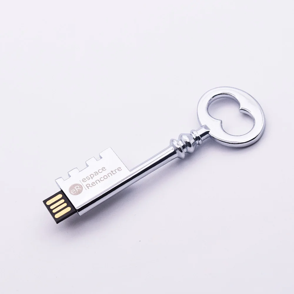 Металлический Флешка мини и изысканный ключ USB 2 0 темная вспышка 4 ГБ 8 32 64 Гб