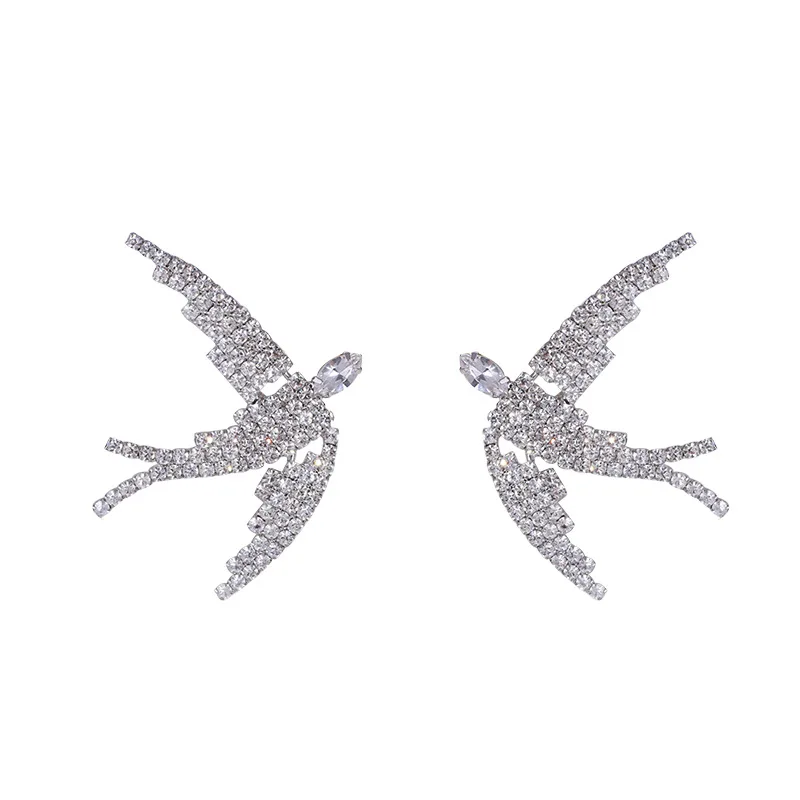 

European and American creative swallow shape ear clip, punk, elegant, sweet romantic, lovely, female earrings