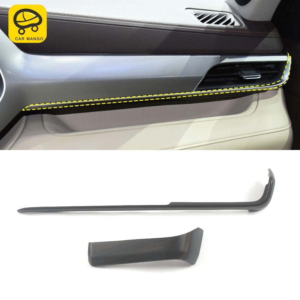 

CarMango for Toyota Highlander XU70 2020-2022 Car Accessories Center Air Vent Frame Lower Trim Cover Sticker Interior Decoration