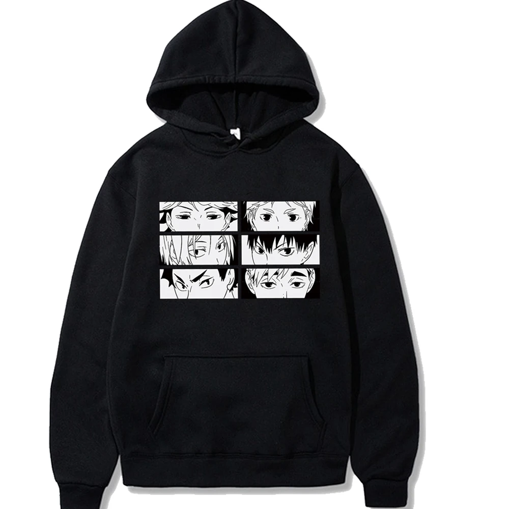 

Men Women hoodie Kawaii Haikyuu sweatshirt long sleeve Anime Manga pullover tops