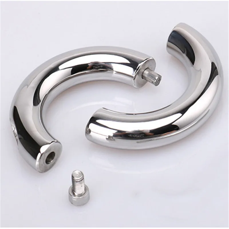 Кольцо для пениса мяч растяжка задержки длительное металлическое кольцо на член