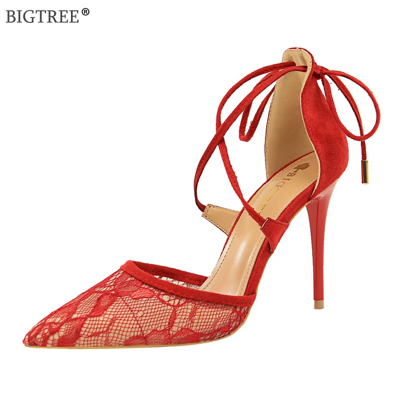 Женские босоножки 2020 летняя обувь привлекательная кружевная сетчатая новинка