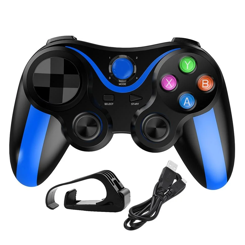 

Bluetooth Gamepad wireless Game joystick Controller Console for iphone Xiaomi Redmi PS3 Phone PC with Handle bracket