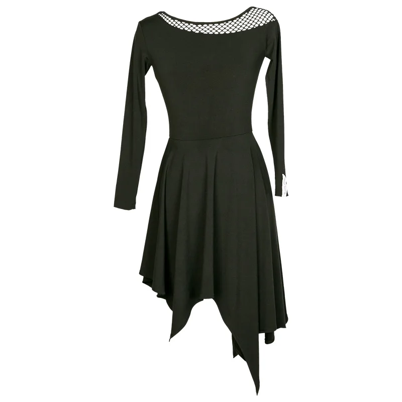 

Latin Dance Dress Female Long Sleeve Black Practice Clothes Professional Rumba Wear Tango Performance Training Costumes DWY5159