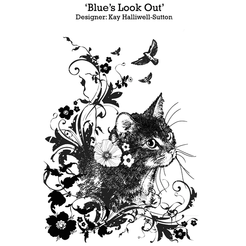 

2021 New Retro Animal Cat Clear Stamps For DIY Craft Making Greeting Card and Album Paper Scrapbooking No Metal Cutting Dies Set