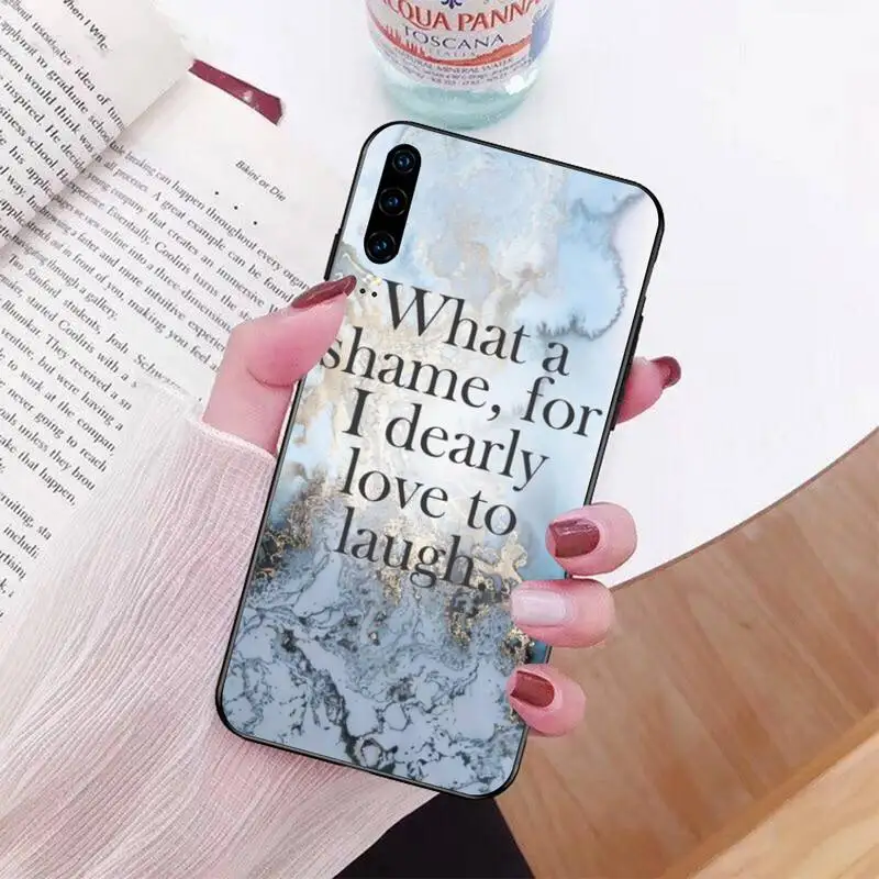 Чехол для телефона HPCHCJHM Pride And Ford Jane Austen Huawei P30 P20 lite Mate 20 Pro P Smart 2019 prime|Бамперы| |