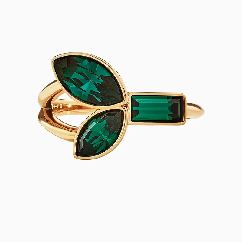 

Swa (SUSAN ROCKEFELLER) Fashion New Beautiful Earth And Its Favorite Bamboo Food Decoration Female Romantic Necklace Set Jewelry