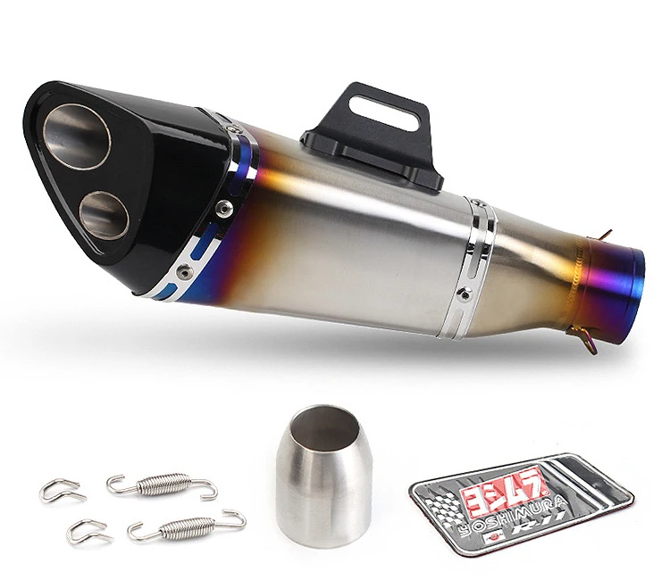 

Universal 51mm motorcycle yoshimura exhaust muffler for FZ1 R6 R15 R3 ZX6R ZX10 Z900 1000 CBR1000 GSXR1000 650 with DB KILLER