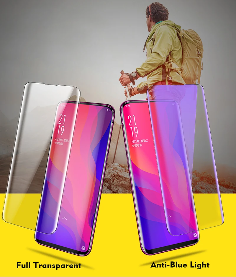 2 шт. анти-синий свет УФ-стекло для huawei mate 30 Pro полный клей УФ жидкий матовый экран протектор для samsung note10 Plus S10 Plus