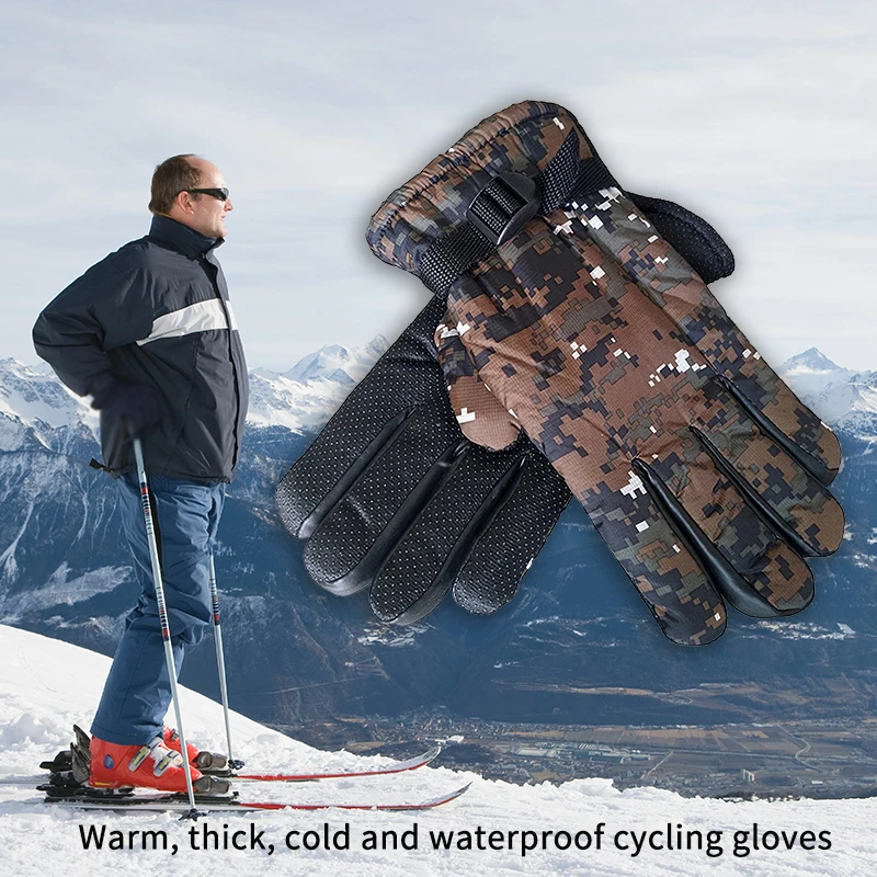 

Winter Warm Gloves Fleece Tactical Gloves Military Full Finger Fingerless Driving Motorcycle Army Winter Cycling Mittens