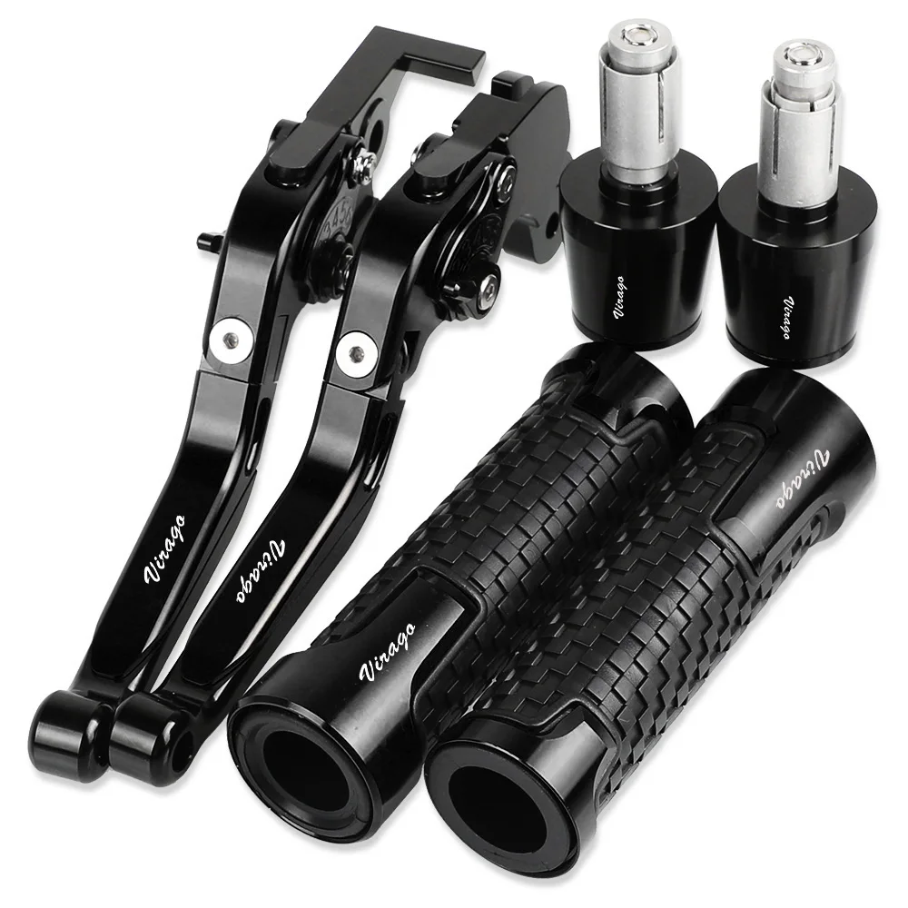 

XV535 Motorcycle Brake Clutch Levers Handlebar Hand Grips ends For YAMAHA XV535 VIRAGO 1987 1988 1989 1990 1991 1992 1993-2000