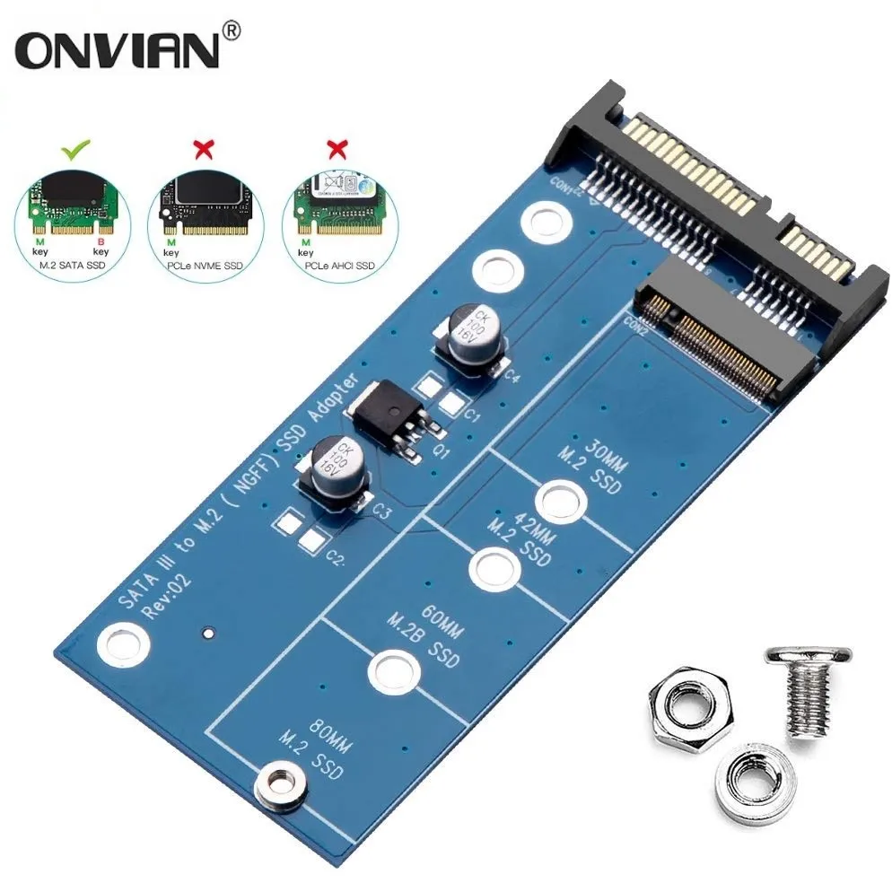 onvian m2 ssd ngff в sata адаптер 6 гбитс ngff m 2 адапт