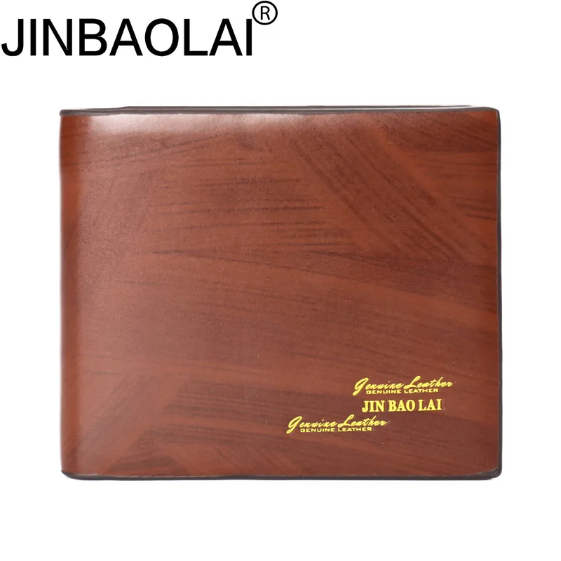 Мужские кошельки Короткие винтажные мужские держатель для карт искусственная
