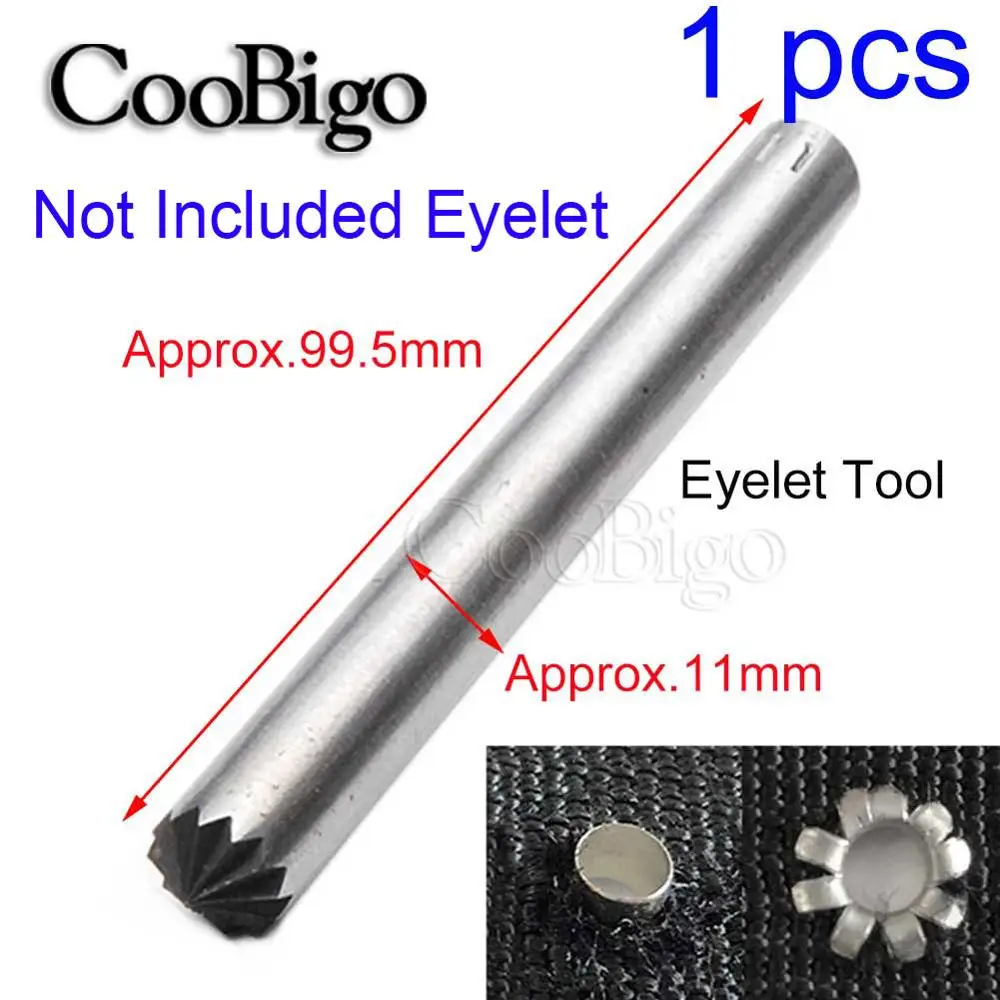 1pcs Tool 200 шт отверстия 5 мм Металлические Люверсы с цветком и отдельные палочки 1 шт инструмент кожевенное ремесло DIY обувь ботинки ремень кепки сумка Аксессуары для одежды - Цвет: 1pcs Tool