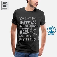 happy pot leaf high t shirt weed 420 leaf blunt tee 2019 summer brand clothing for men print tee shirt homme