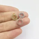 Eruifa Pretty 20 шт. 10 мм анис, звезда сплав цинка женские ожерелья оптом, серьги браслеты ювелирные изделия ручной работы 2 цвета