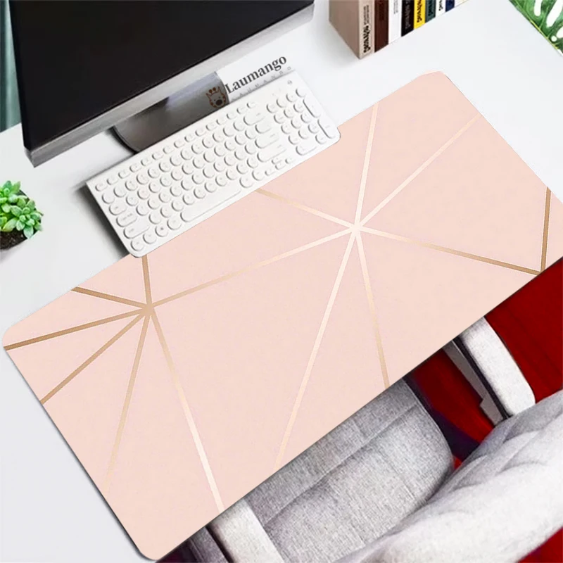 

Big Mouse Pad Pink Marble But Gaming Mousepad New Design Available