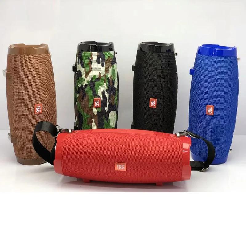 Портативная звуковая колонка 20 Вт водонепроницаемая Bluetooth с ручкой поддержка FM