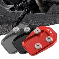 motorcycle sidestand side stand foot extension enlarger plate pad support for yamaha mt 09 tracer mt09 tracer 900 gt fz09 xsr900