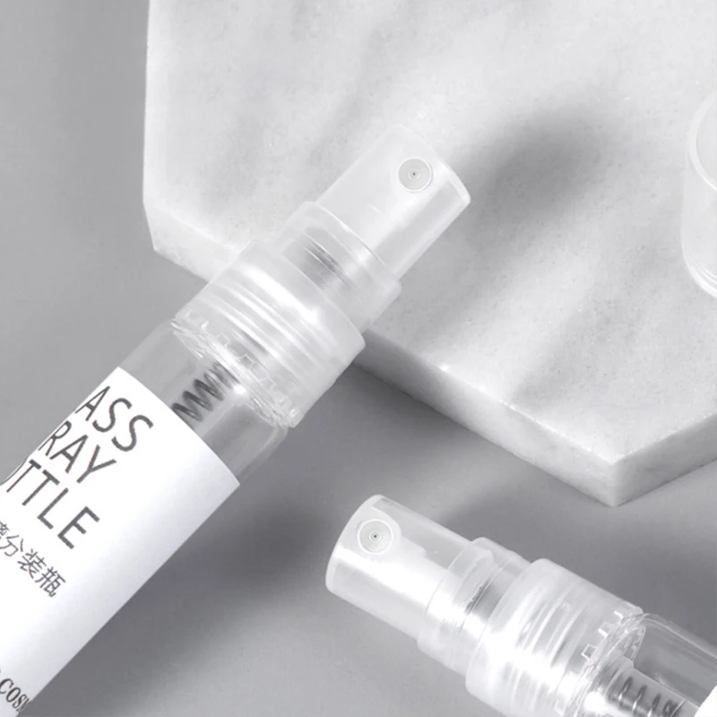 3 5 10ML Glass Spray Bottle Empty Cosmetic Perfume Container With Mist Atomizer Nozzle Small Sample Vials Parfum tube Refillable | Красота и