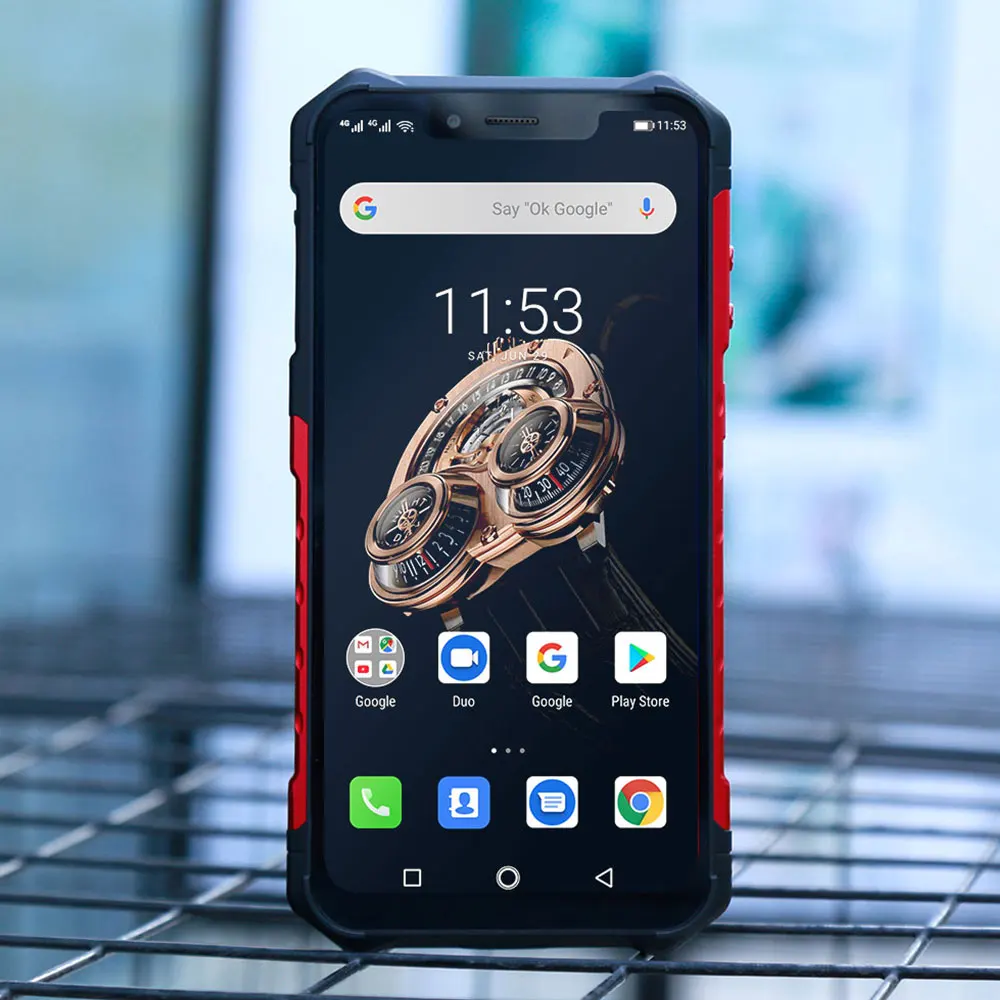 Ulefone Armor 6S прочные мобильные телефоны 6," Helio P70 6G+ 128G 16MP+ 8MP Face ID NFC Беспроводная зарядка Android 9,0 смартфон