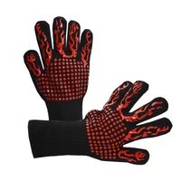 500 high temperature silicone heat insulating the oven to 800 degrees high temperature fire barbecue oven heat insulation gloves