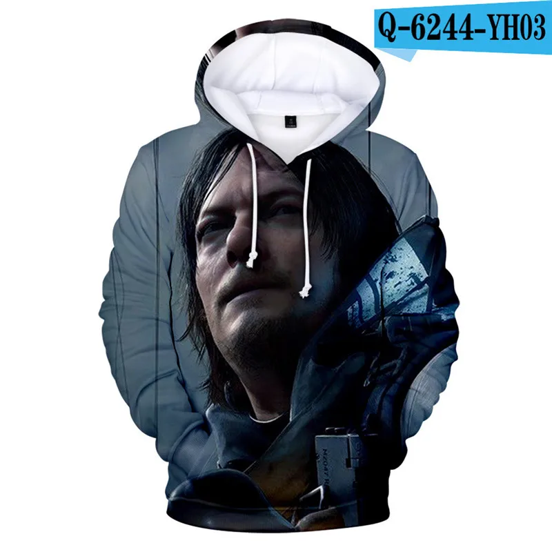 Толстовки с капюшоном с 3D принтом игры «Death Stranding», повседневные толстовки Harajuku, пуловер с капюшоном, топ для мужчин и женщин на Хэллоуин, Disrfaz Lovers - Цвет: hoodies