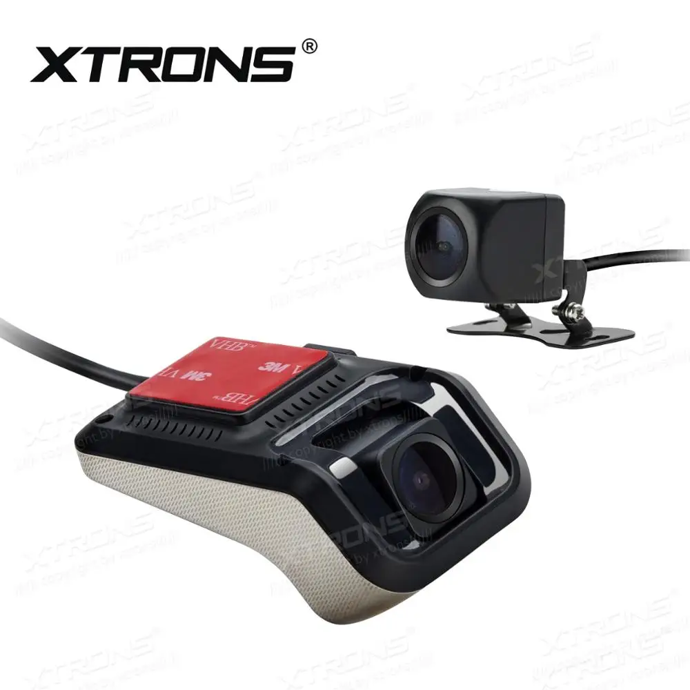 XTRONS DVR027S автомобильный Передний + задний DVR видеорегистратор Система 1280*720 HD