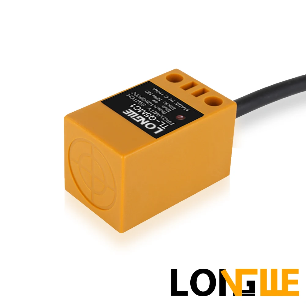 LONGWE IP65 DC24V AC220V 5 мм расстояние детектив Индуктивный бесконтактный Сенсор