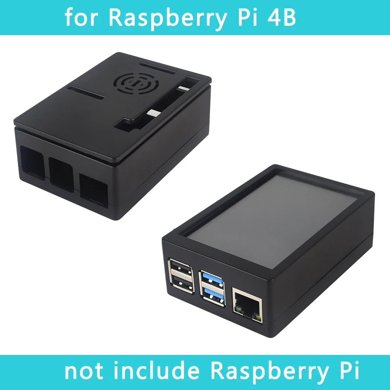Raspberry Pi 3 Model B + 5 дюймовый сенсорный экран 480*320 TFT LCD ABS Чехол черный серый корпус