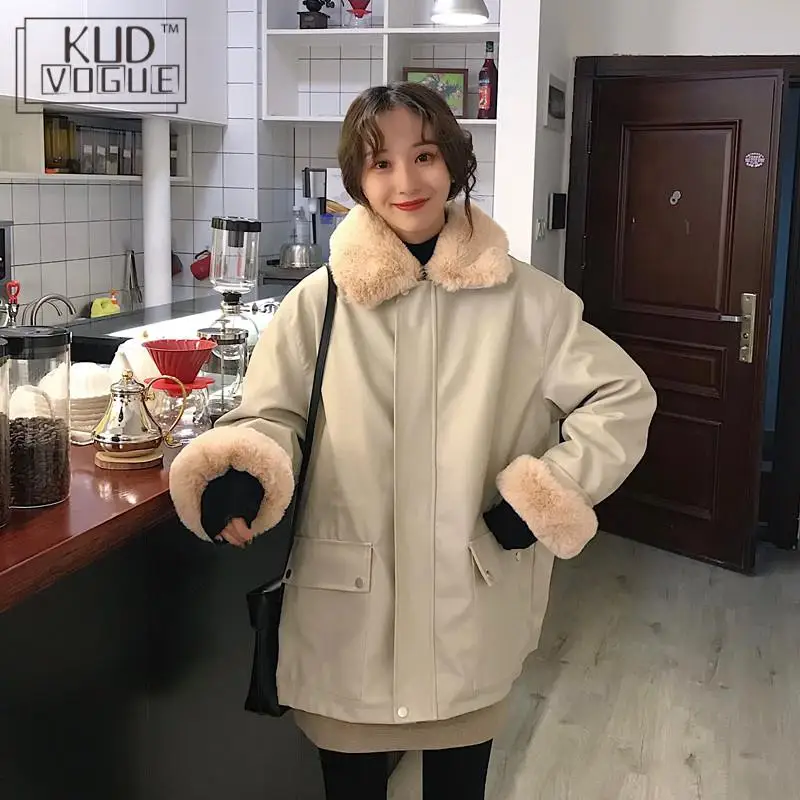 Осенне-зимняя винтажная куртка в стиле панк кожаная женская Байкерская