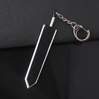 Брелок для ключей для мужчин и женщин, подвеска черного цвета в виде боевика стрекозы, убийцы оружия, аксессуары для ювелирных изделий