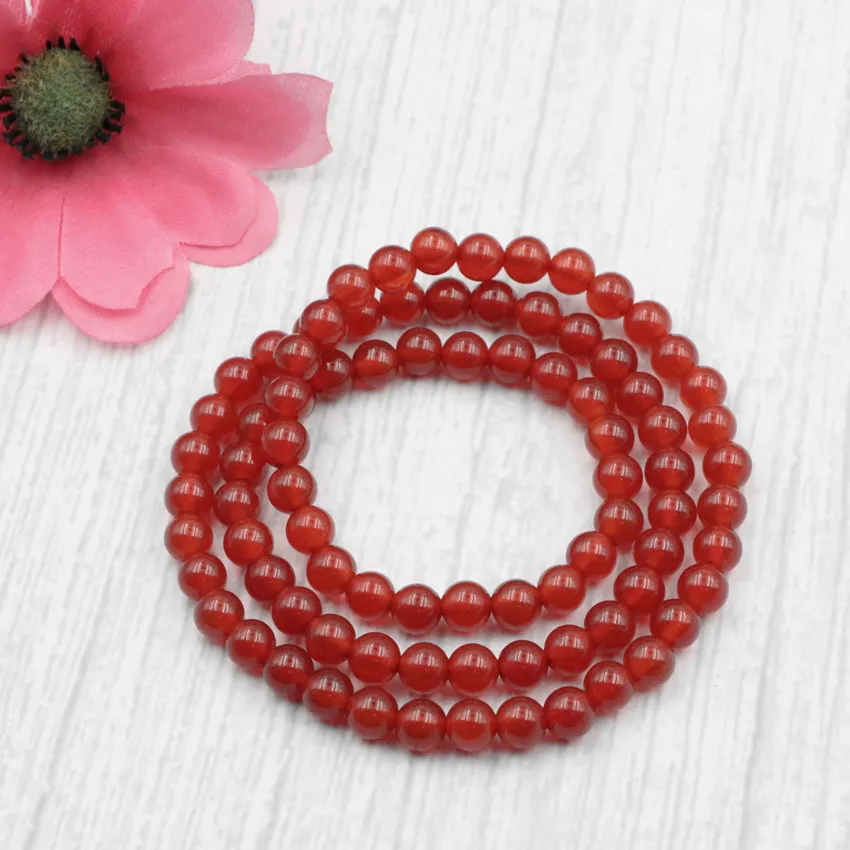 Браслет веревочный эластичный с агатами 21 дюйм A979 | Украшения и аксессуары