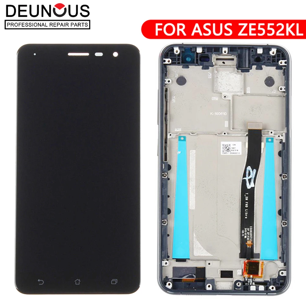 ЖК-дисплей для Asus ZenFone 3 ZE552KL сенсорный экран дигитайзер в сборе с рамкой Z012D Z012DC