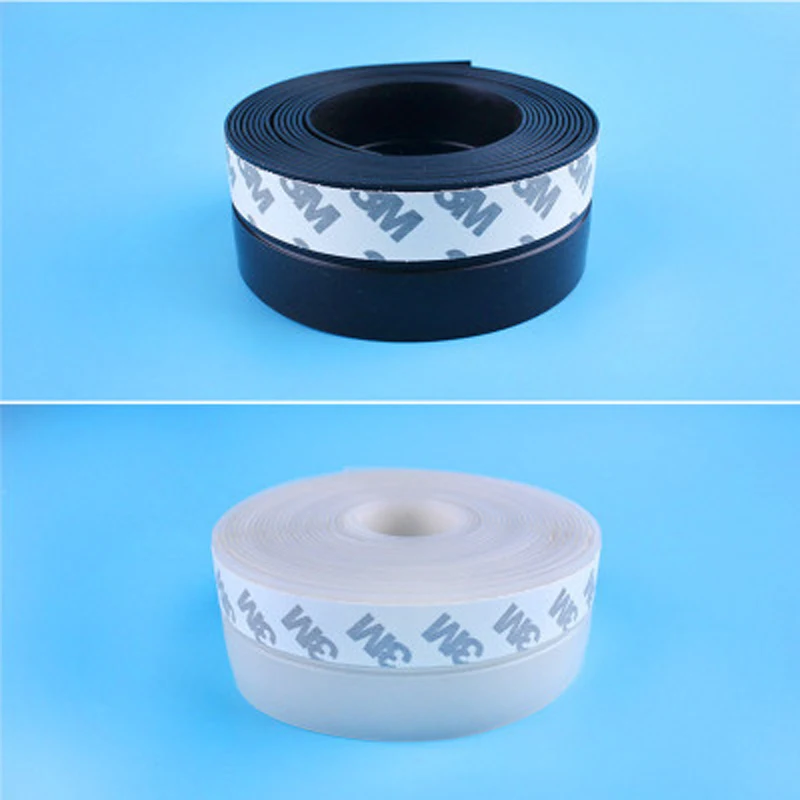 Уплотнительная лента для дверей самоклеящаяся силиконовая Звукоизоляционная