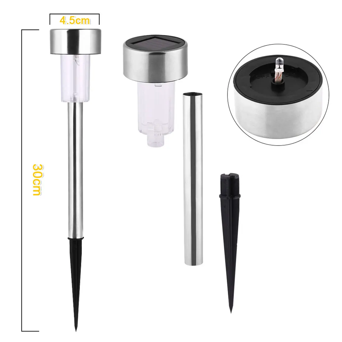 

Hot 5pcs/10pcs LED Solar Lights Garden Lights Solar Power Pathway Lights Yard Driveway New Landscape Lights Outdoor Garden