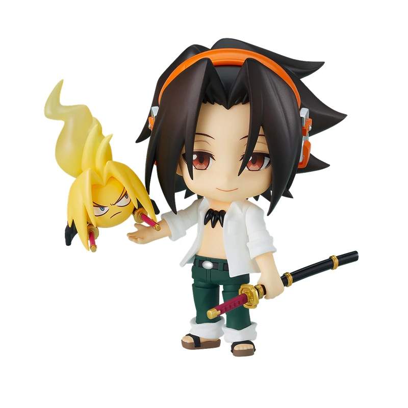 

Pre-Sale Anime Shaman King Yoh Asakura Figure Pvc Model Doll Q Version 10Cm Hand-Made Model Decoration Collectible Figurines Toy