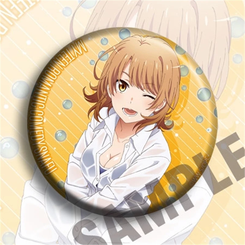 8 шт. аниме Мой подросток романтическая комедия мультяшная булавка значок брошь