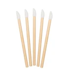 50 шт.упак. Одноразовые Бамбуковые кисти для губ, микро-инструмент для наращивания ресниц, женские инструменты для макияжа