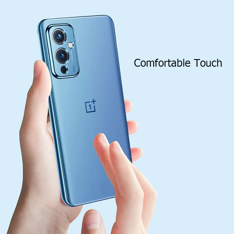 coque original phone case for oneplus 8 9 pro 8t 9r plating transparent funda thin soft silicone luxury one plus 9pro 8pro cover free global shipping