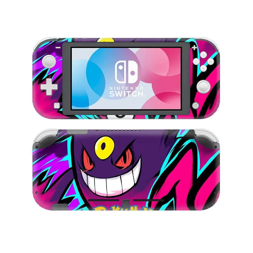 Покемон го Пикачу наклейка на кожу для nintendo Switch Lite консоль и контроллер протектор Joy-con переключатель Lite наклейка на кожу