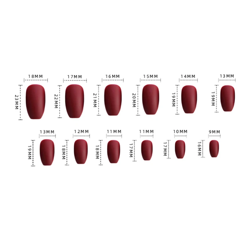 

Medium and Long Fake Nails Golden Gray Grid Nail Art Stickers Finished Nails 24 Pieces With Glue