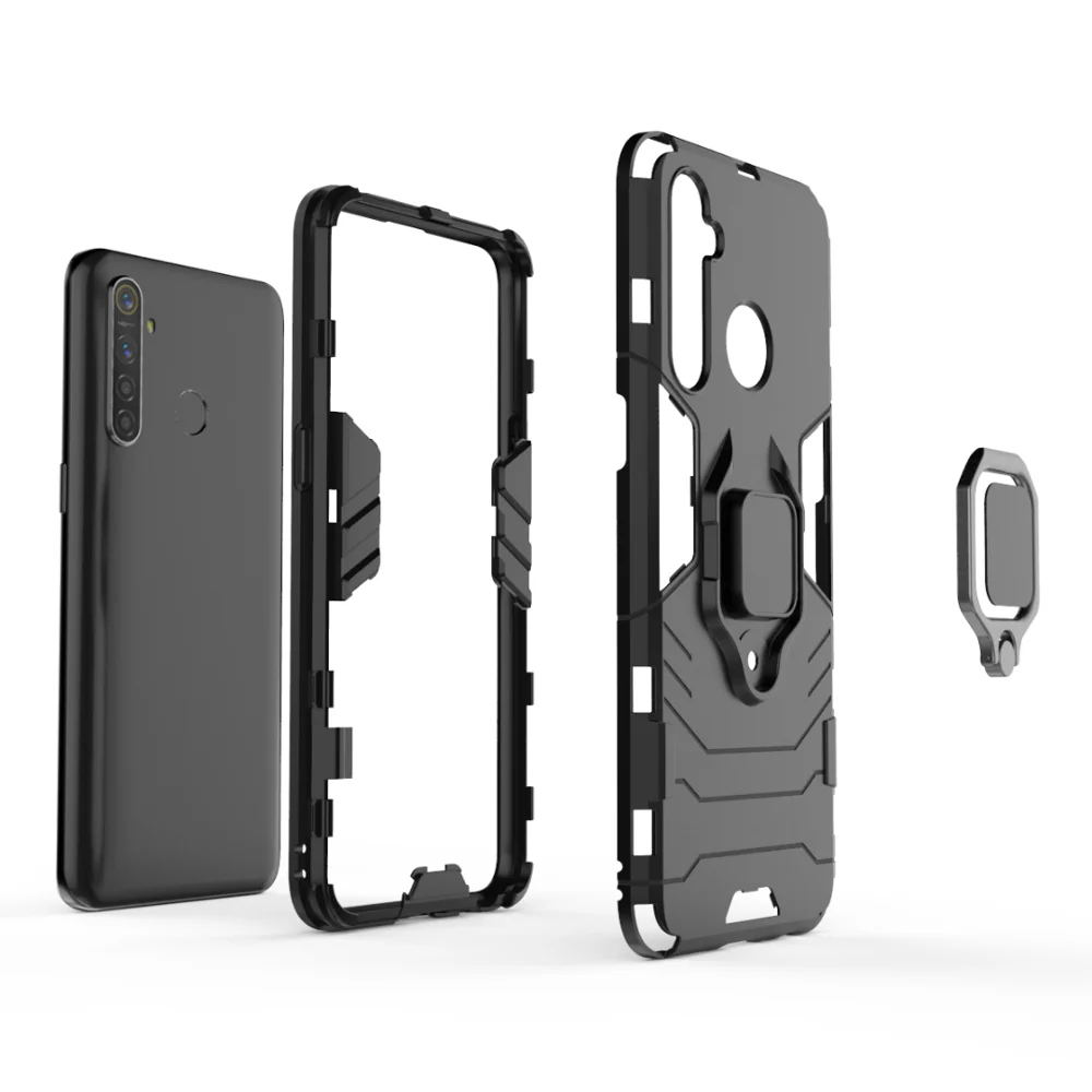 Защитный съемный чехол с черной пантерой для Reno Z 2 Realme 5 Pro C2 Прочный Гибридный OPPO