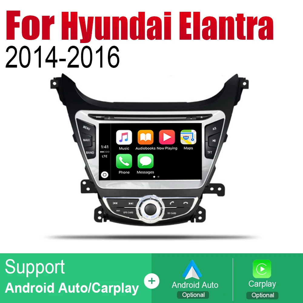 Автомобильный DVD GPS навигатор ZaiXi Android для Hyundai Elantra 2014 ~ 2016 проигрыватель навигация