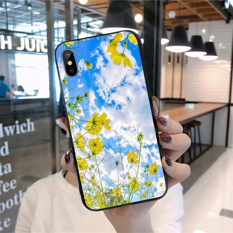 

Wild chrysanthemum daisy flowers Phone Case for iPhone 11 12 pro XS MAX 8 7 6 6S Plus X 5S SE 2020 mini