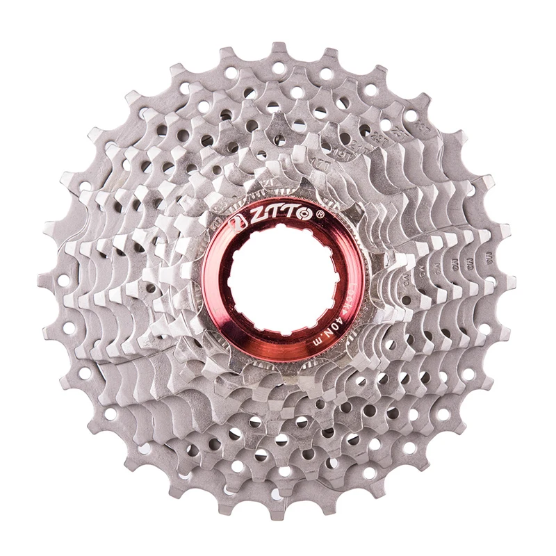 

Outdoor road bike flywheel 11-speed 11-28T silver cassette flywheel folding small wheel bicycle rear tooth bicycle accessories
