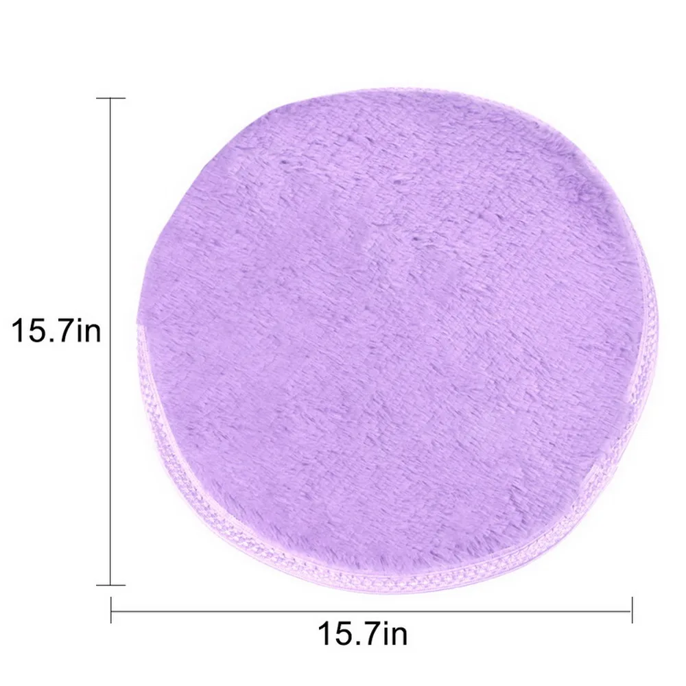 Спальня коврики шелк круглый прикроватный коврик анти йога ковер из чистого
